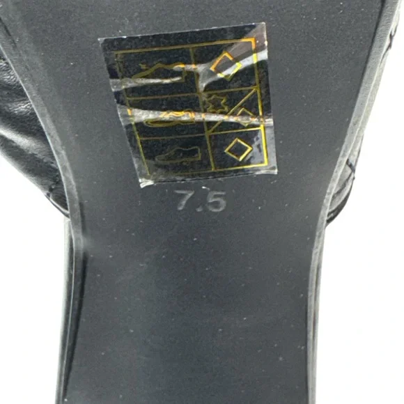 NWOT Jeffrey Campbell Nana Quilted Platform
Mule Heels In Black Size 7.5 - Picture 11 of 11